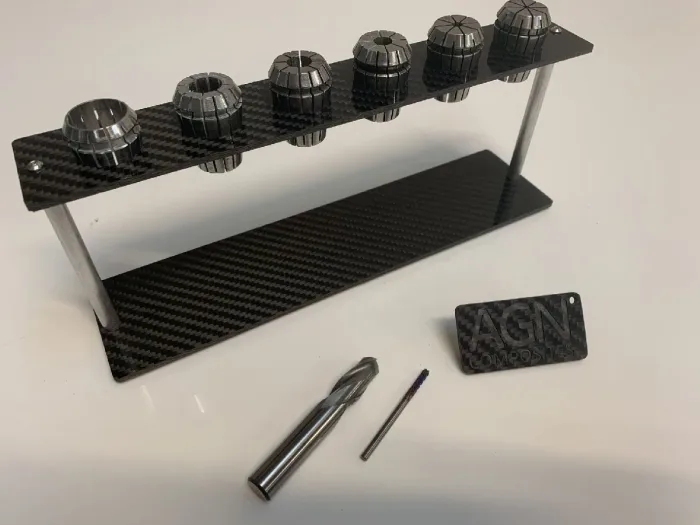 Finished carbon fibre components at AGN Composites